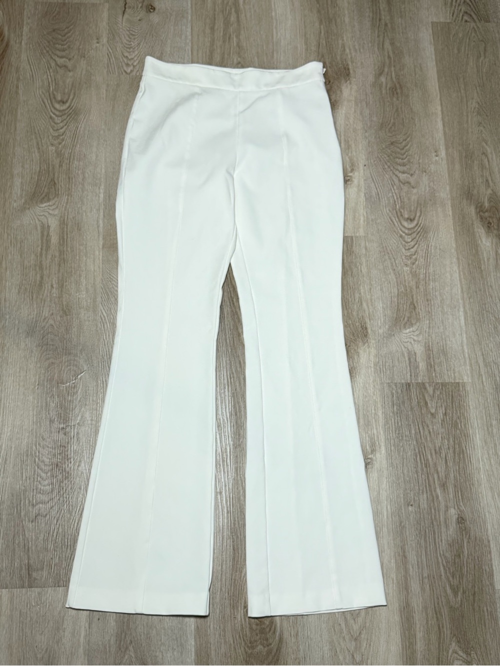 Marciano Guess White High Rise Flare Tailored Dress Pants Trousers Size 8 - Picture 4 of 7